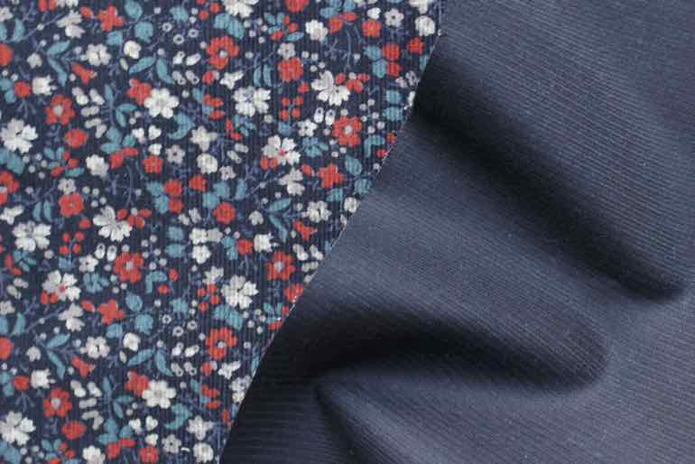 JCコットンコール天小花20